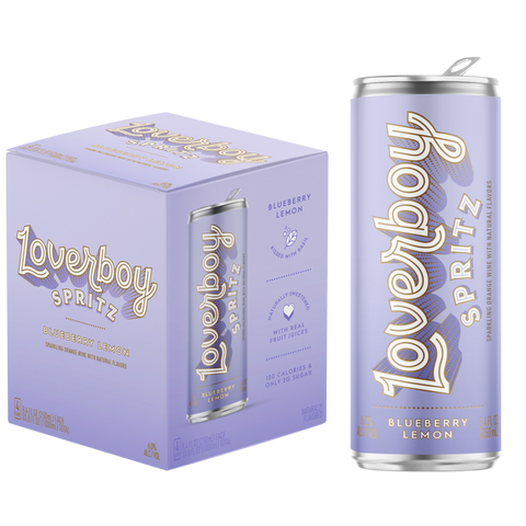 Lover Boy Blue Berry Lemon 4 Pack Cans