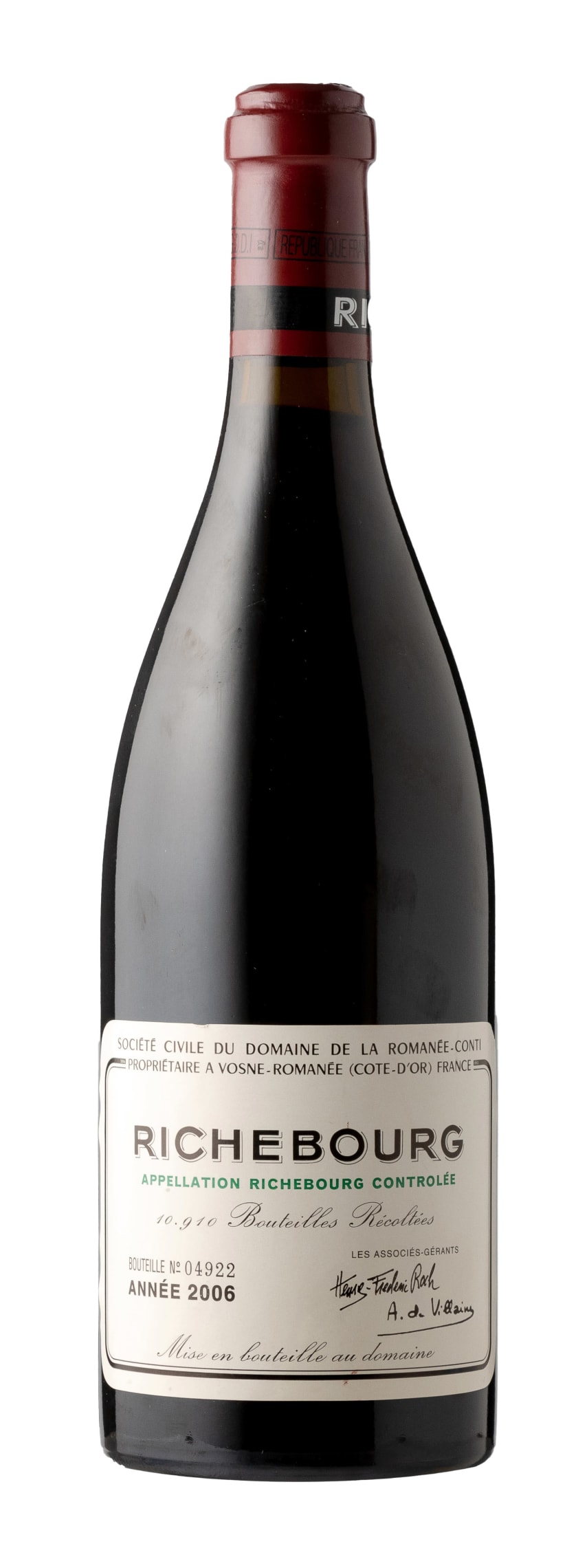 Domaine Romanee Conti Richebourg Richbourge