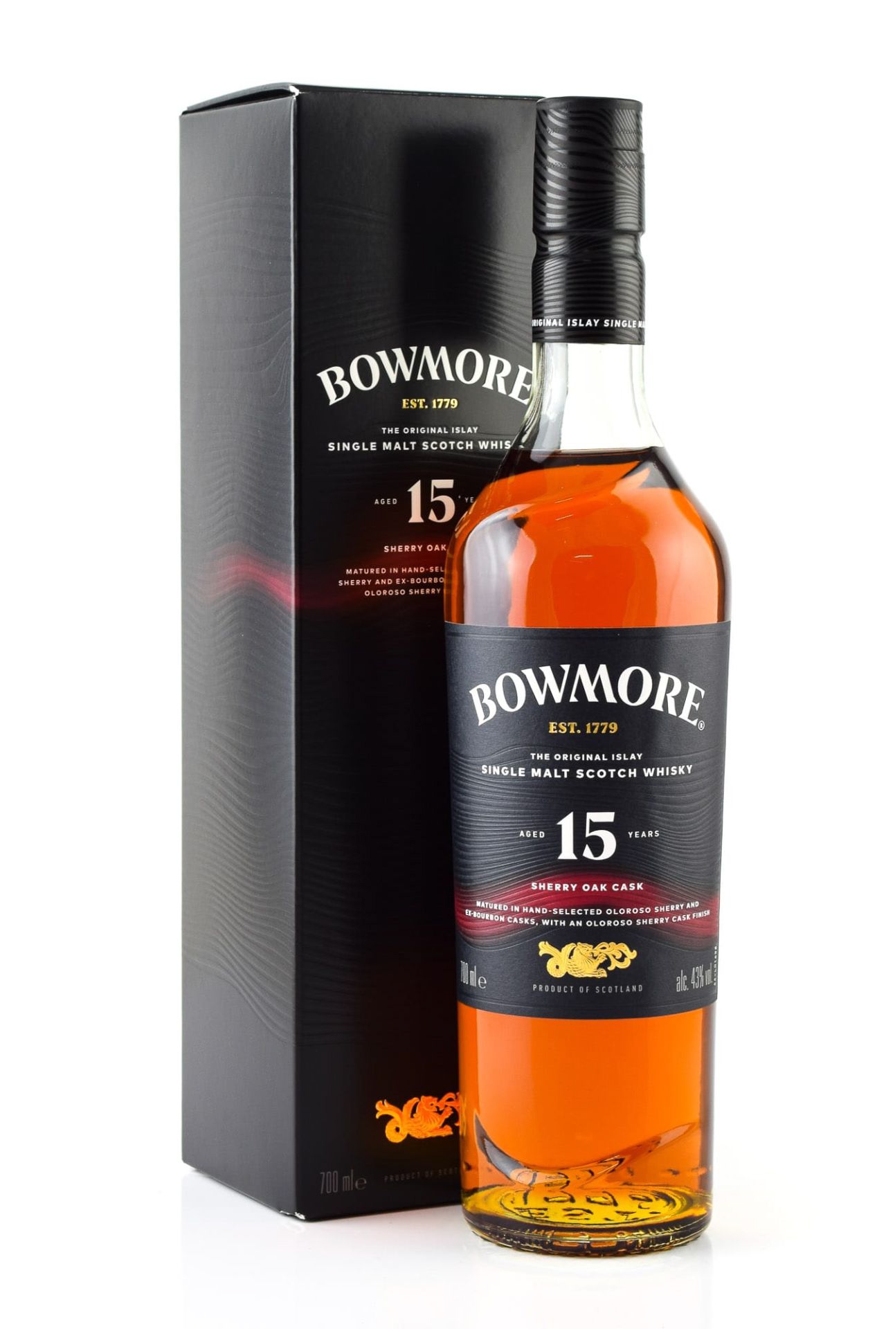 Bowmore 15 year old Sherry Oak Cask Single Malt